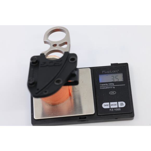 SOG Snarl Fixed Blade Finger Knife Stainless Steel w Brous Blades Sheath JB01KCP - Picture 10 of 10